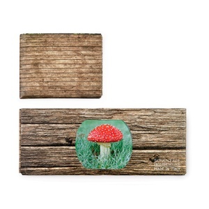 GC Tyvek ecological wallet. 100% made in italy. design "foresta" - Img 3