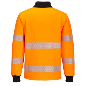 Hanorac 3 Hi-Vis cu fermoar 1/4 - Img 3