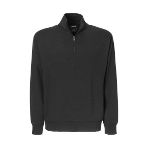 Hanorac unisex cu fermoar pe jumătate, din bumbac regenerat și poliester 280 g/m2 - Img 4
