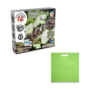 hi!™ 2 in 1 Fossil Excavation Kit IV Joc educațional furnizat cu o pungă cadou nețesută (80 g/m²)