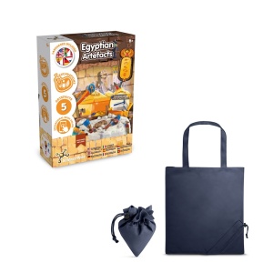 hi!™ Ancient Egypt Excavation Kit V Joc educațional furnizat cu o pungă de cadou pliabilă 190T