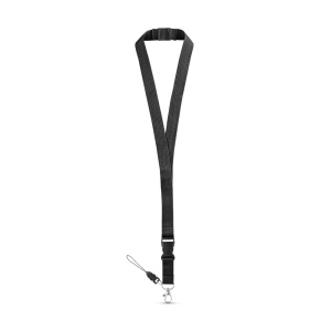 hi!™ MURRAY Lanyard din poliester cu carabina metalică