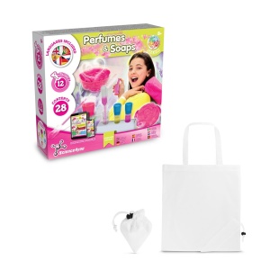 hi!™ Perfume & Soap Factory Kit V Joc educațional furnizat cu o pungă de cadou pliabilă 190T