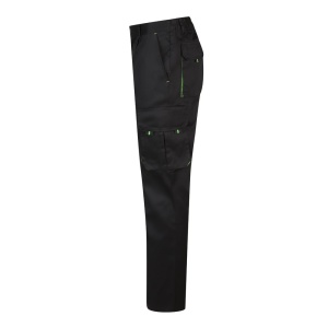 hi!™ VL HYPNOS Pantaloni de twill cu buzunare multiple în două tonuri (200g/m²), din bumbac (35%) și poliester (65%)