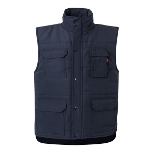 hi!™ VL MEFITIS Vestă căptușită cu mai multe buzunare (220g/m²), din poliester (100%)