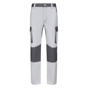 hi!™ VL NJORD Pantaloni din twill cu buzunare multiple în două tonuri (240 g/m²), din bumbac (35%) și poliester (65%)
