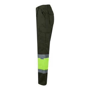 hi!™ VL POSEIDON LARGE Pantaloni din twill cu buzunare multiple în două tonuri (210g/m²), din bumbac (20%) și poliester (80%)