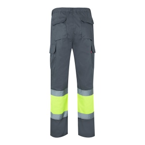 hi!™ VL POSEIDON LARGE Two-tone multi-pocket twill pants (210g/m²), cotton (20%) and polyester (80%) - Img 23