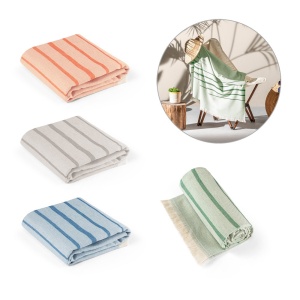 HI CAPLAN. Prosop multifunctional (260 g/m²) din bumbac usor si rezistent (90%) si bumbac reciclat (10%)