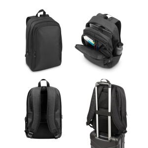 HI DRAMMEN. Laptop backpack in high-density 600D recycled polyester