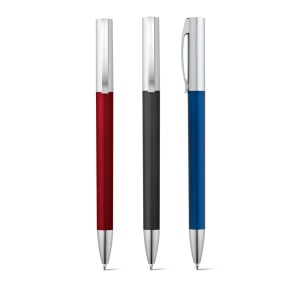HI ELBE. Twist action ball pen with metal clip