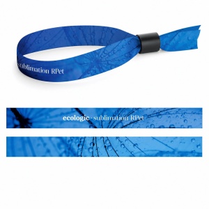 HI Eșantion tipărit de Brățară Lanyard SUBLIMATION Slim II (15 mm) fabricată din poliester reciclat (100% rPET)