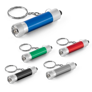 HI LERGAN. Aluminium keyring with a 3 LED flashlight