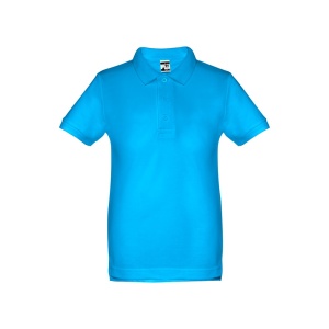 HI THC ADAM KIDS. Kids short-sleeved 100% cotton piqué polo shirt unisex) - Img 9