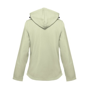 HI THC ZAGREB WOMEN. Women's softshell jacket with detachable hood and rounded back hem - Img 24