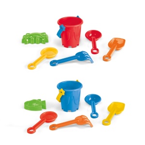 HI VALLARTA. PP beach bucket with 5 accessories