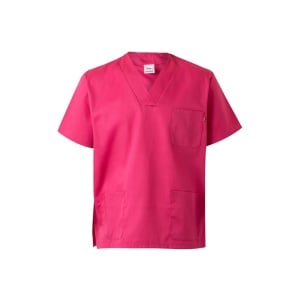 HI VL ILLAPA. Twill tunic (190g/m²) with short sleeves, in polyester (65%) and cotton (35%) - Img 3