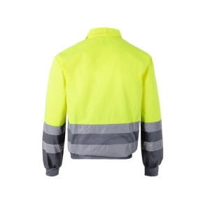 HI VL NEPTUNE. Two-tone twill jacket (210g/m²) in polyester (80%) and cotton (20%) - Img 8