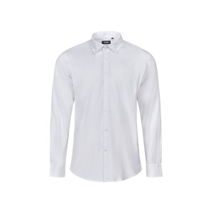 HI VL PRITHVI MAN. Men's Oxford shirt (180 g/m²) in cotton (50%), polyester (45%) and elastane (5%) - Img 2