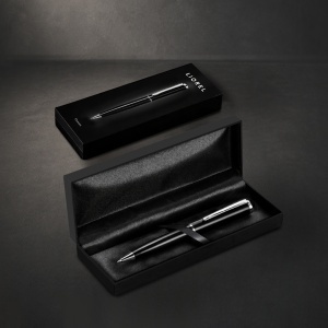 Liorel - Pen Stainless Steel Jumbo Refill. Laser Marking Mirror Effect