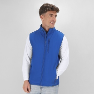 MAK Jandro - Vest Double Layer. Outside: Soft Shell, 92% Polyester RPET/ 8% Elastane. Inside: 100% Polyester Microfleece RPET. 300 g/ m2 Wind and Water Resistant - Img 10