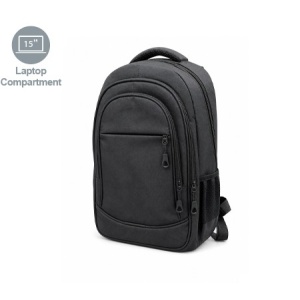 MAK Laven - Rucsac din poliester 300D RPET, compartiment pentru laptop căptușit. Spate și bretele de umăr căptușite.