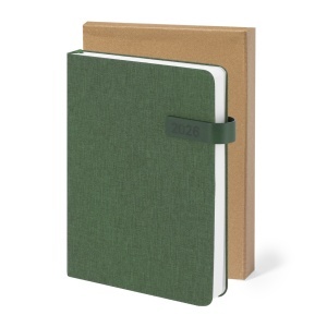 MAK Mylok - Diary Polyester RPET 300D Daily Page. Presentation Box Included