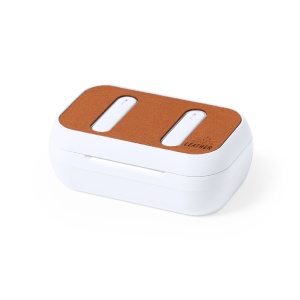 MAK Shizar RCS - Earphones Recycled Leather/ Recycled ABS Bluetooth Connection. Battery 30 mAh/ Charging Station 300 mAh - Img 3