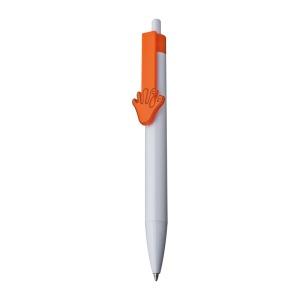 MC Ball pen with 2D hands clip