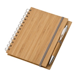 MC Note pad with bamboo cover A5