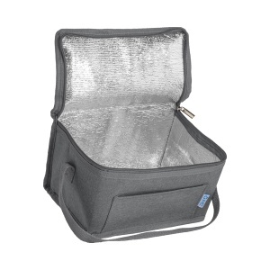 Melange r-pet cooler bag with silver interior - Img 3