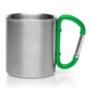 AX Cană metalică 210 ml cu clemă tip carabină | Easton