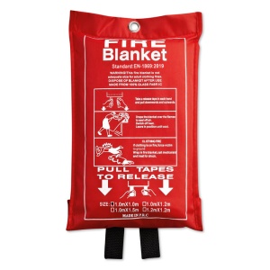 MO BLAKE Fire blanket in pouch 100x95cm