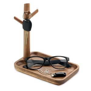 MO BRANCA Acacia wood key tray holder - Img 2