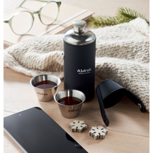 MO COCOON - Hip flask with shot cups