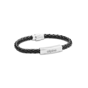 MO FAULETI - Braided faux leather bracelet