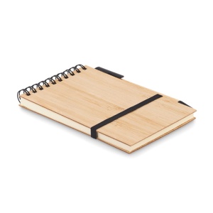 MO SONORABAM A6 bamboo notepad with pen