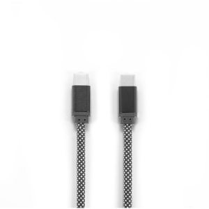 NADELLA. Cablu USB-C la USB-C cu manta împletită din poliester (60 W) și sistem magnetic pentru înfășurare ușoară - Img 3