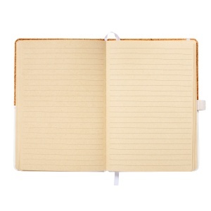 Notebook in cork and PU, lined sheets 80 pages 70 gr. in ivory color. - Img 12