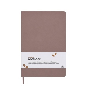 Notebook with cover made from fruit scraps and elastic closing band - Img 6
