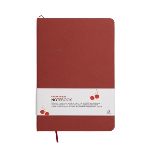 Notebook with cover made from fruit scraps and elastic closing band - Img 16