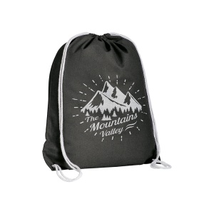 ON™ 135 g/m2 cotton backpack with drawstring closure
