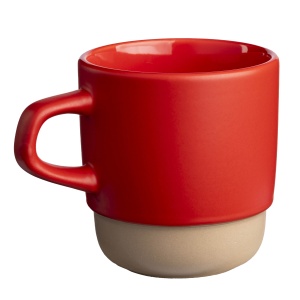 ON™ 320 ml ceramic mug. Stackable. With matte exterior and glossy interior - Img 5