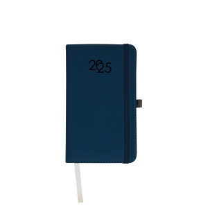 ON™ Daily diary 2025 with cover with edge stitching, pen holder and white paper