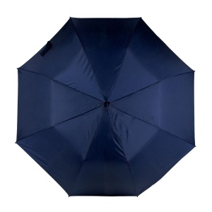 ON™ Automatic compact umbrella with curved rubberised handle and matching pouch