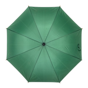 ON™ Automatic umbrella with wood shaft, ferrule and handle
