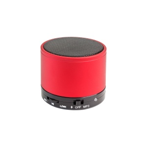 ON™ Cylindrical, metal Bluetooth V 3.0 mini speaker with microphone for loudspeaker calls