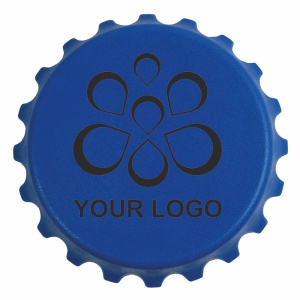 ON™ ABS and metal, bottle top-shaped, screw-top and bottle opener with magnets
