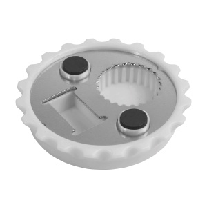 ON™ ABS and metal, bottle top-shaped, screw-top and bottle opener with magnets