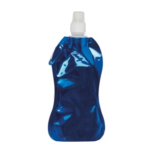 ON™ Foldable PE/PET BPA free water bottle (480ml), with snap hook